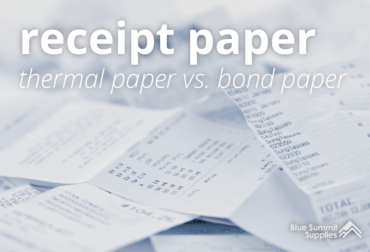 Thermal Paper Receipt Paper & Ribbons