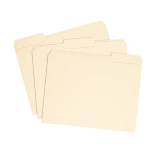 Blue Summit Supplies 1/3 Tab Heavy-Duty File Folder, Letter Size, Manila, 100 Pack Blue Summit Supplies