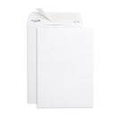 Blue Summit 100 White Catalog Envelopes - 28lb - 7 x 10 inch - Security Tinted, Strong Self Seal