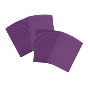 2 Pocket Folder with Prongs, 1 Side Printed, Purple, 50 pack Blue Summit Supplies