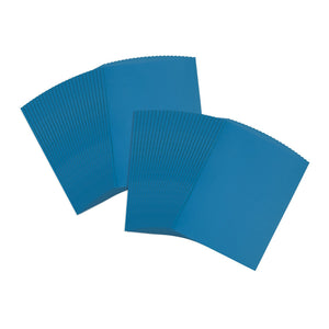 2 Pocket Folder with Prongs, 1 Side Printed, Light Blue, 50 pack Blue Summit Supplies
