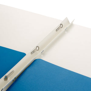 2 Pocket Folder with Prongs, 1 Side Printed, Light Blue, 50 pack Blue Summit Supplies