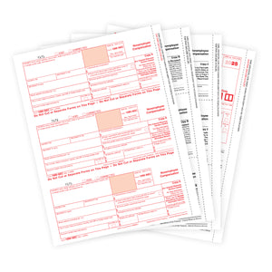 2025 Blue Summit Supplies Tax Forms, 1099-NEC 4-Part Tax Form KIT, 25-Pack