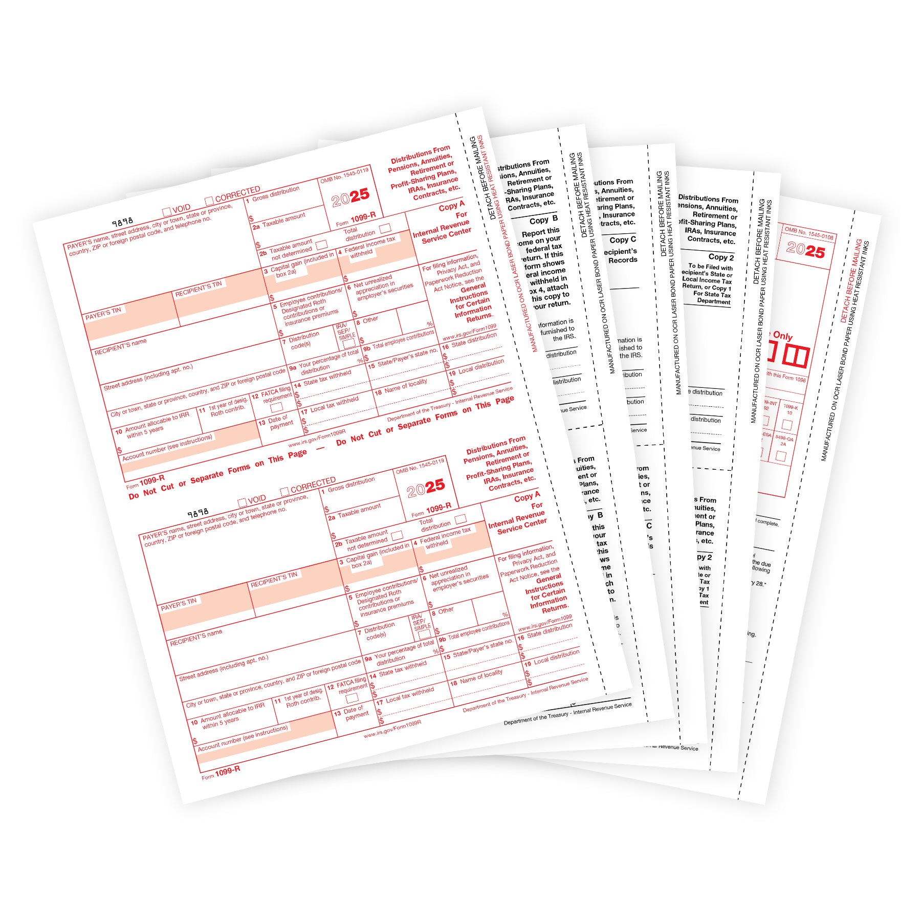 20 Pack Tax Form 1096 Annual Summary & Transmittal Use with 1099-MISC Year 2019 20 Pack Tax Form 1096 Annual Summary & Transmittal Use with 1099-MISC Year 2019