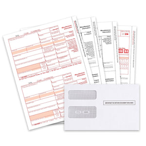 2024 Blue Summit Supplies Tax Forms, 1099 MISC 4 Part Tax Forms Kit, 25-Count 1099 Forms Blue Summit Supplies