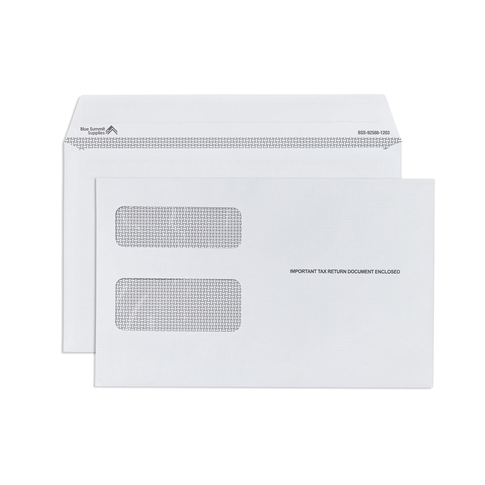 Blue Summit Supplies Envelopes, 1099-MISC Tax Form Envelopes, Self Seal, 50 Pack