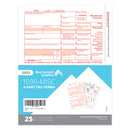 2025 Blue Summit Supplies Tax Forms, 1099 MISC 5 Part Tax Forms Kit, 50-Count