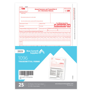 2025 Blue Summit Supplies Tax Forms, 1099 MISC 5 Part Tax Forms Kit, 25 Count