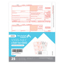 2025 Blue Summit Supplies Tax Forms, 1099-NEC Self-Seal 4-Part Tax Form BUNDLE, 25-Pack