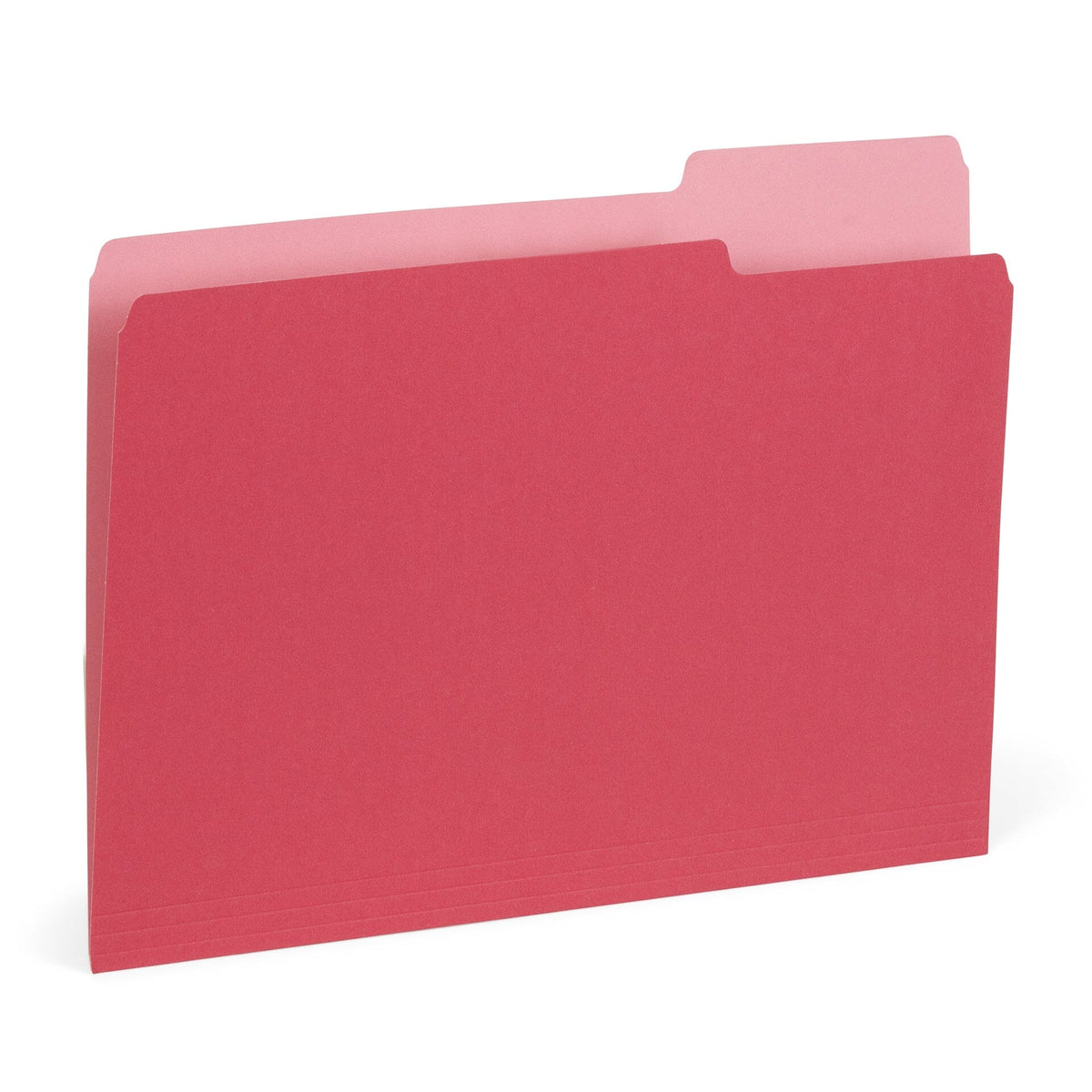 File Folder, Two Tone, Letter Size, Red (-313 color), 100 Pack