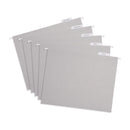 Hanging File Folders, Letter Size, Gray, 25 pack Blue Summit Supplies