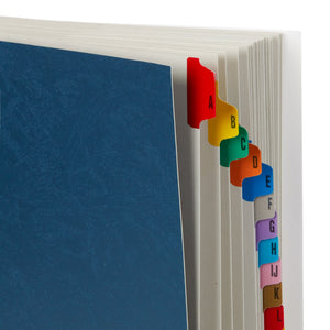 Expanding Desk File, A-Z, 26 Tabs, letter Size, Blue Blue Summit Supplies