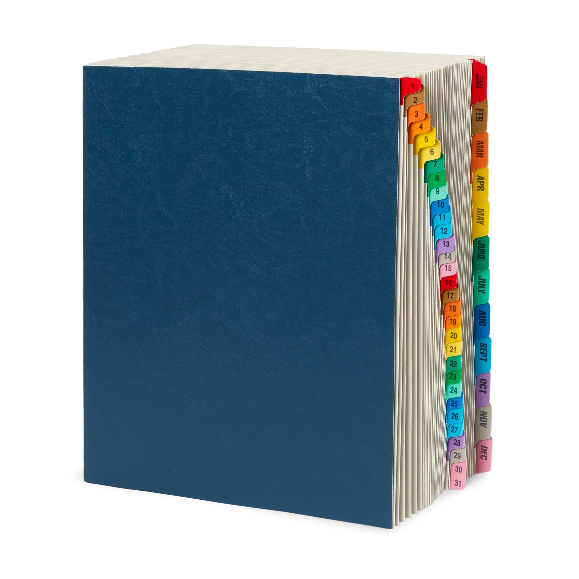 Blue Summit Expanding Desk File, Letter Size, 31 Daily Tabs and 12 Mon