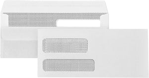 Blue Summit Supplies #9 Invoice Envelopes, Double Window, Security Tint, Flip & Seal, 500 Pack Mailing Envelopes Blue Summit Supplies