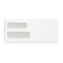 Blue Summit Supplies #10 Business Envelopes, Double Window, Security Tint, Gummed, 500 Pack