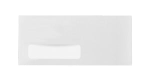 #10 Single Window Envelopes, Gummed Seal, 500 Count Envelopes Blue Summit Supplies