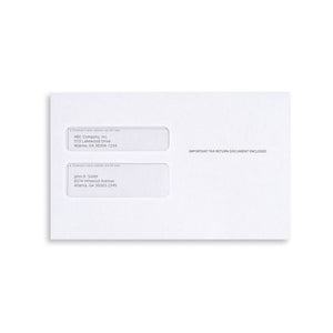 W2 Tax Form Envelopes, Gummed Seal, 500 Count Envelopes Blue Summit Supplies