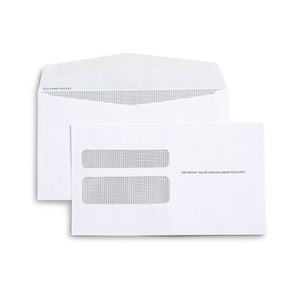 W2 Tax Form Envelopes, Gummed Seal, 50 Count Envelopes Blue Summit Supplies 