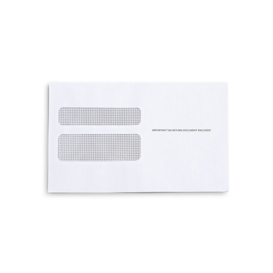 W2 Tax Form Envelopes, Gummed Seal, 25 Count Envelopes Blue Summit Supplies