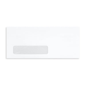 #10 Single Window Security Envelopes, Flip and Seal, 500 Pack Envelopes Blue Summit Supplies