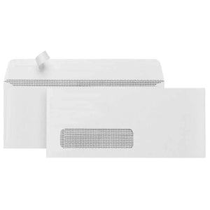 #10 Single Window Security Envelopes, Self Seal, 500 Count Envelopes Blue Summit Supplies