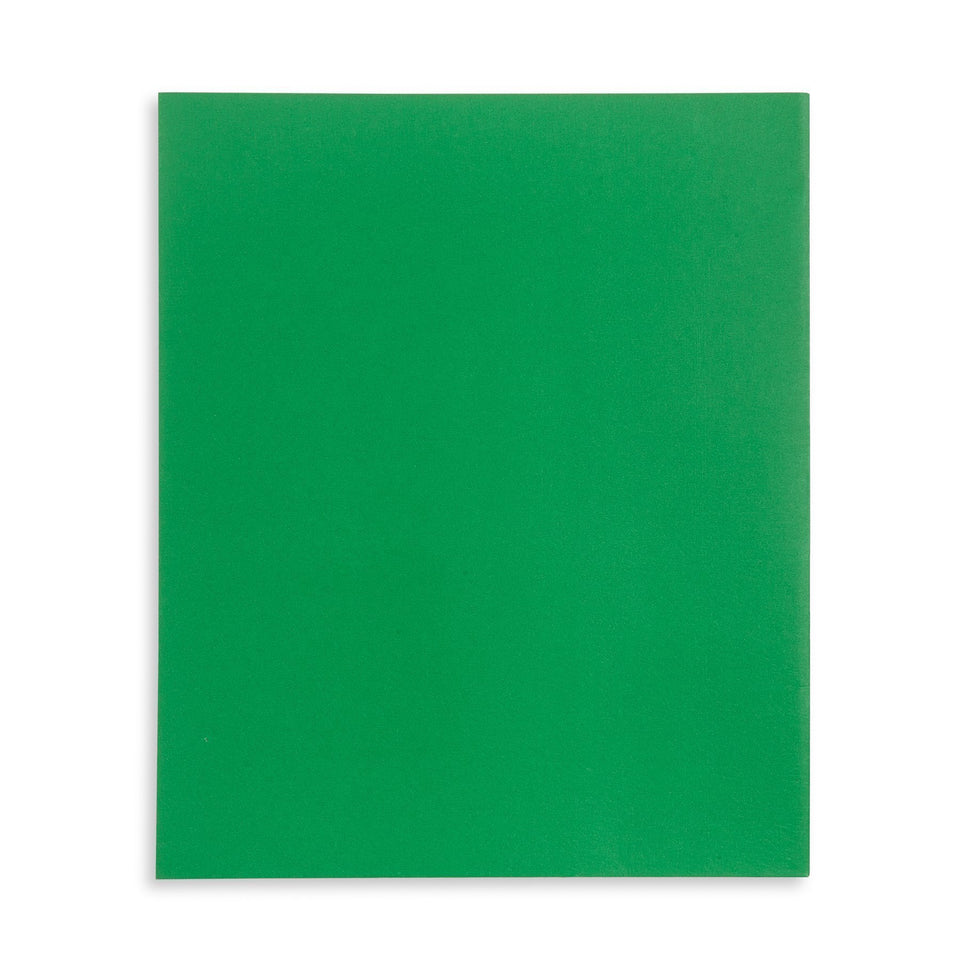 Two Pocket Folders, Assorted Colors, 100 Pack Folders Blue Summit Supplies
