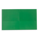 Two Pocket Folders, Assorted Colors, 100 Pack Folders Blue Summit Supplies