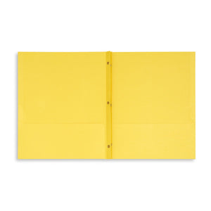 Two Pocket Folders with Prongs, Assorted Colors, 100 Pack Folders Blue Summit Supplies