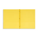 Two Pocket Folders with Prongs, Assorted Colors, 50 Pack Folders Blue Summit Supplies