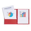 Two Pocket Folders with Prongs, Assorted Colors, 100 Pack Folders Blue Summit Supplies