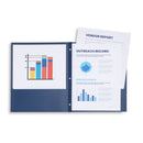 Two Pocket Folders with Prongs, Assorted Colors, 100 Pack Folders Blue Summit Supplies