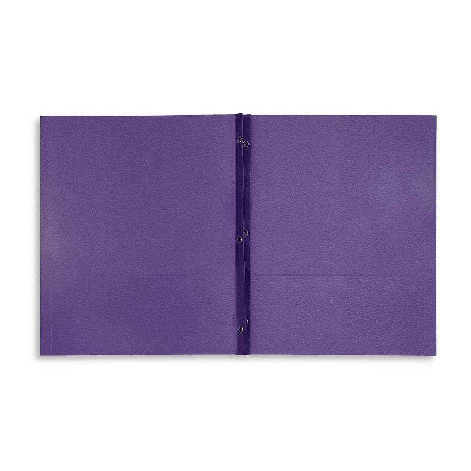 Two Pocket Folders with Prongs, Assorted Colors, 50 Pack Folders Blue Summit Supplies