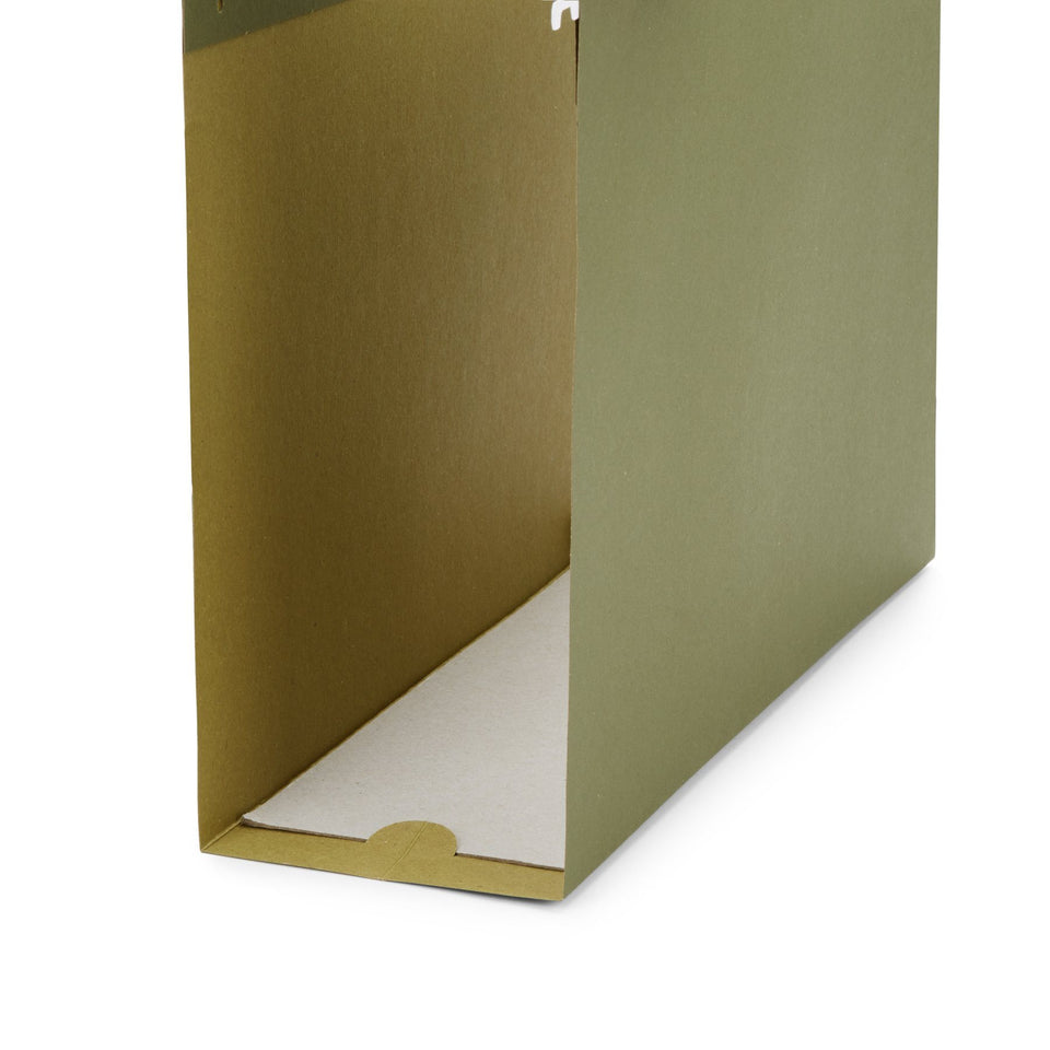 4" Expansion Hanging File Folders, Letter Size, 25 Pack Folders Blue Summit Supplies