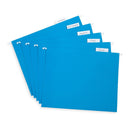 Hanging File Folders, Letter Size, Blue, 25 Pack Folders Blue Summit Supplies