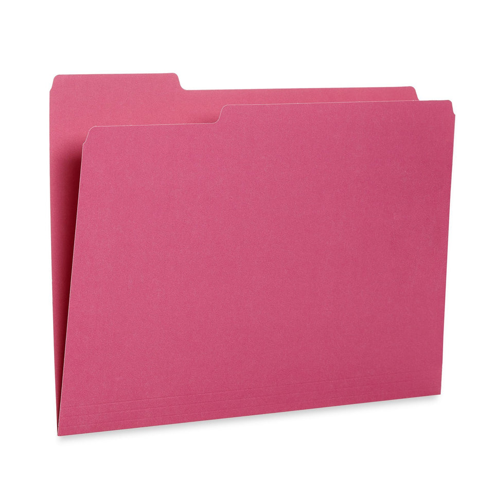 File Folders, Letter Size, Assorted Gem Tone Colors, 100 Pack Folders Blue Summit Supplies