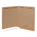 End Tab Fastener File Folders, Letter Size, Kraft, 50 Pack Folders Blue Summit Supplies