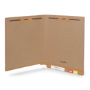 End Tab Fastener File Folders, Letter Size, Kraft, 50 Pack Folders Blue Summit Supplies