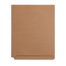 End Tab Fastener File Folders, Letter Size, Kraft, 50 Pack Folders Blue Summit Supplies