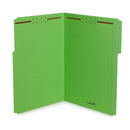 Fastener File Folders, Legal Size, Green, 50 Pack Folders Blue Summit Supplies