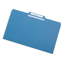File Folders, Legal Size, Assorted Color, 100 Pack Folders Blue Summit Supplies