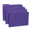 File Folders, Letter Size, Purple, 100 Pack Folders Blue Summit Supplies