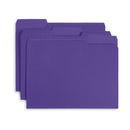 File Folders, Letter Size, Purple, 100 Pack Folders Blue Summit Supplies