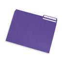 File Folders, Letter Size, Purple, 100 Pack Folders Blue Summit Supplies