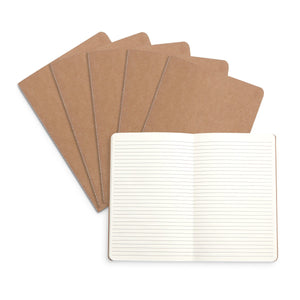 Travel Journals, Lined Pages, 6 Pack Notebooks Blue Summit Supplies