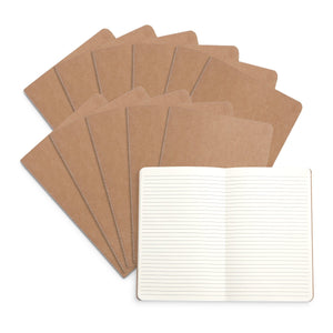 Travel Journals, Lined Pages, 12 Pack Notebooks Blue Summit Supplies 