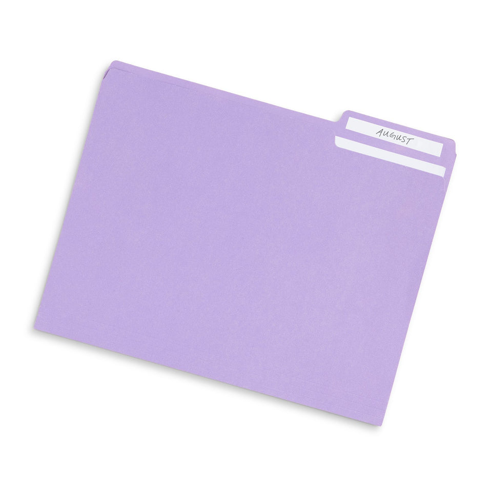 File Folders, Letter Size, Assorted Ocean Tone Colors, 100 Pack Folders Blue Summit Supplies