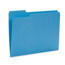 File Folders, Letter Size, Assorted Ocean Tone Colors, 100 Pack Folders Blue Summit Supplies
