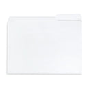 File Folders, Letter Size, White, 100 Pack Folders Blue Summit Supplies