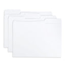 File Folders, Letter Size, White, 100 Pack Folders Blue Summit Supplies