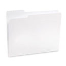 File Folders, Letter Size, White, 100 Pack Folders Blue Summit Supplies